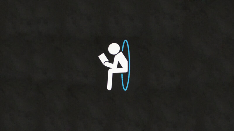 person reading book icon