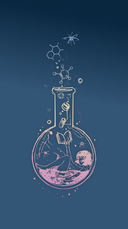 Person Reading in Flask