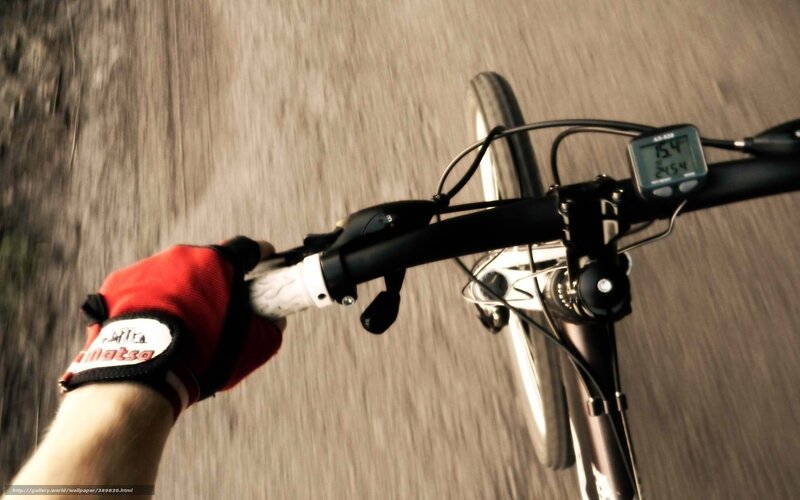 Person Riding Bicycle — Red, Active