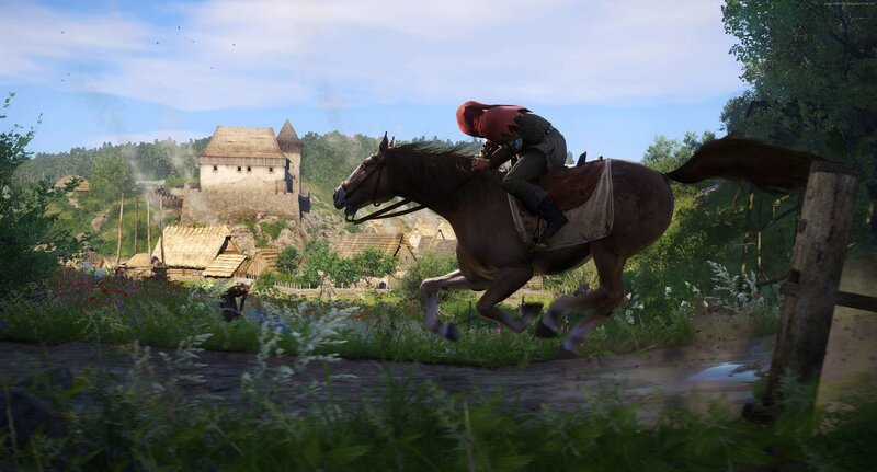 Person Riding Horse — Green, Dynamic