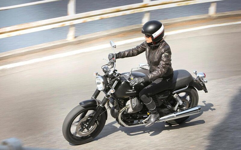 Person Riding Motorcycle — Black, Dynamic