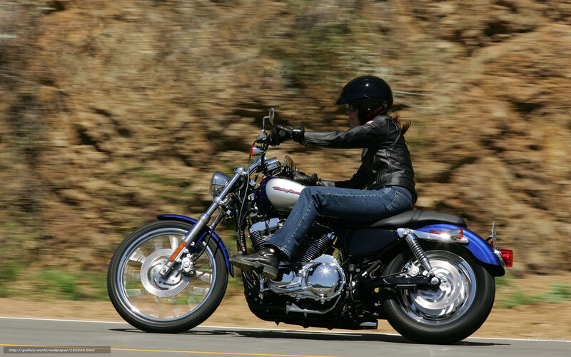 Person Riding Motorcycle — Blue, Dynamic, Afternoon, Photograph