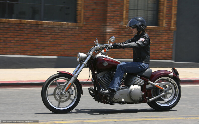 Person Riding Motorcycle — Maroon, Active, Afternoon