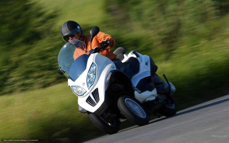 Person Riding Scooter — White, Dynamic, Afternoon, Photograph, Helmet, Road