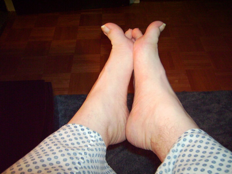 Person's Bare Feet