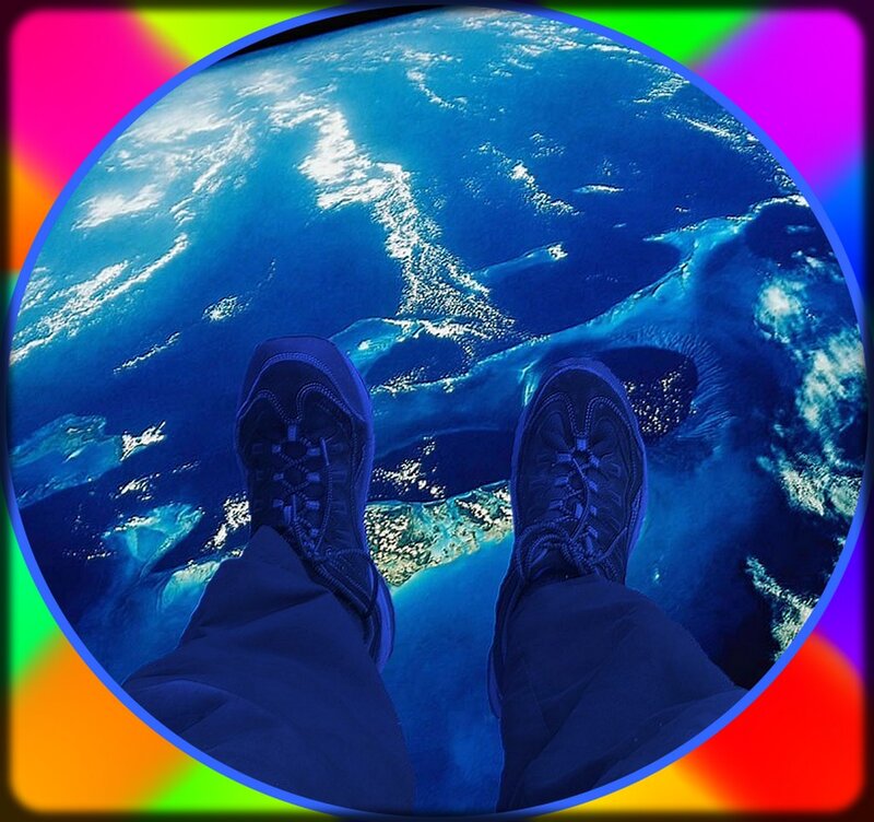 Person's Feet on Earth