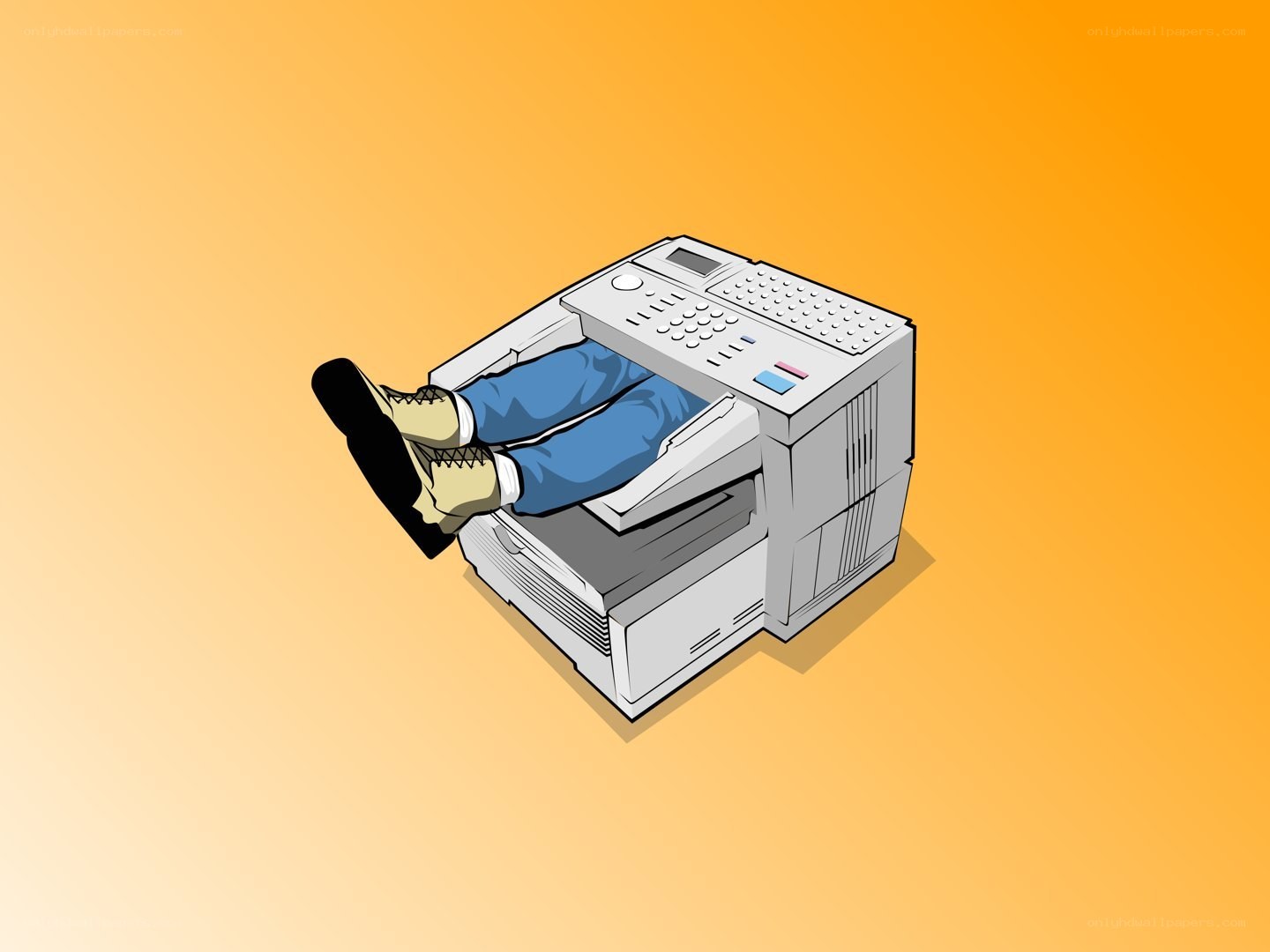 person's legs on copier