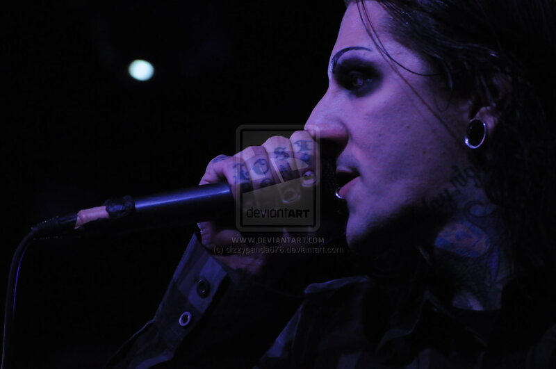 Person Singing into Microphone — Purple