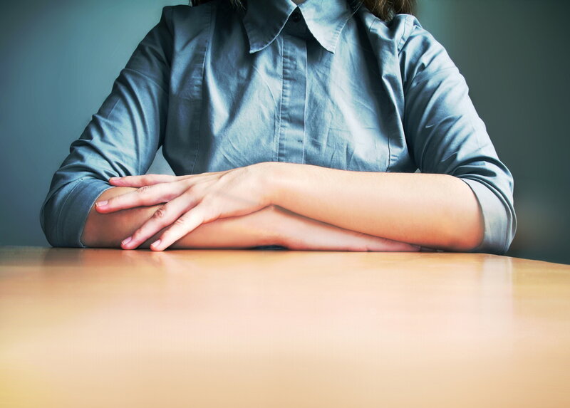 person sitting at a table