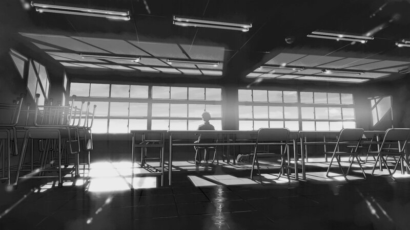 Person Sitting at Desk — Black