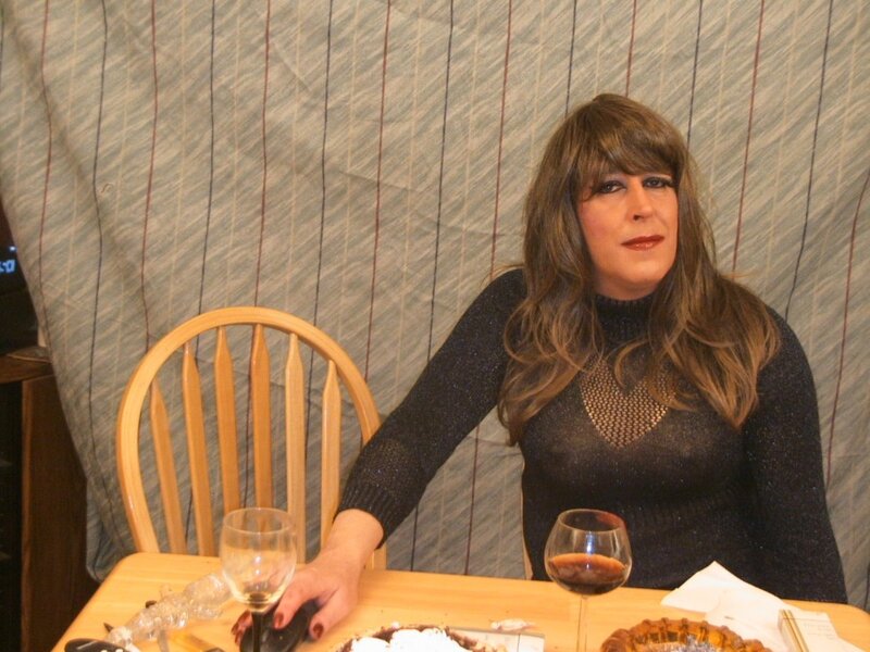 Person Sitting at Table — Black