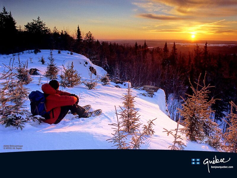 Person Sitting in Snow — White