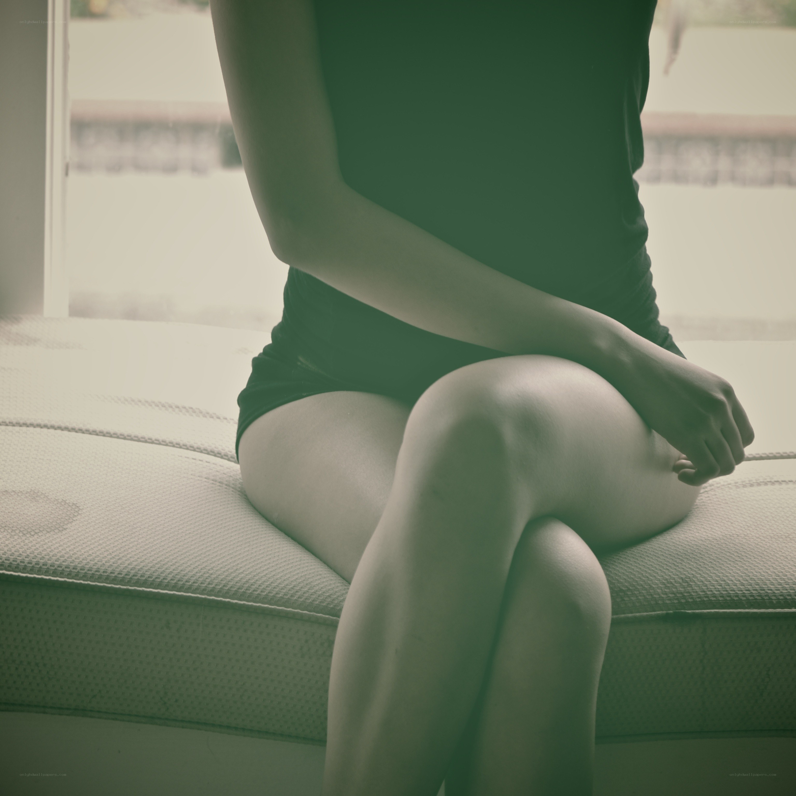 person sitting on a bench