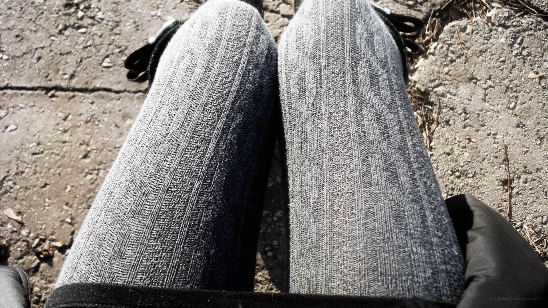 person sitting on ground