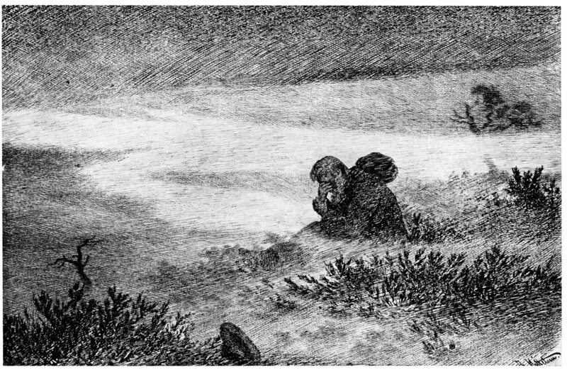 Person Sitting on Hill