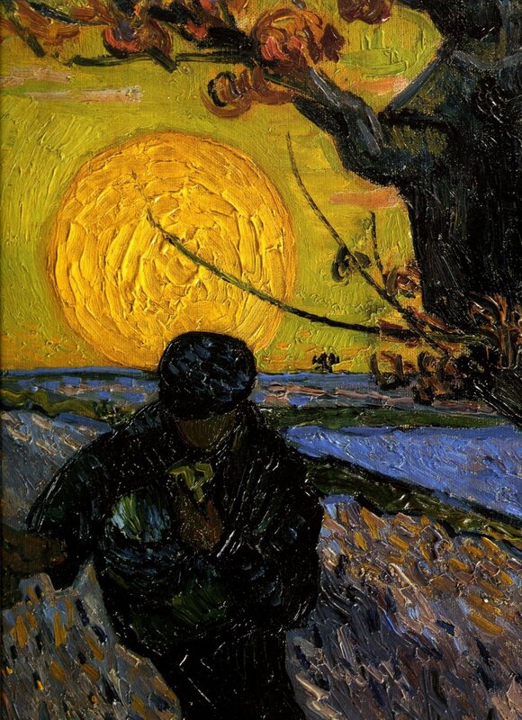 Person Sitting under Tree — Yellow, Dramatic