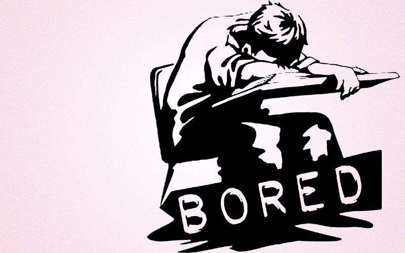 person sleeping at desk