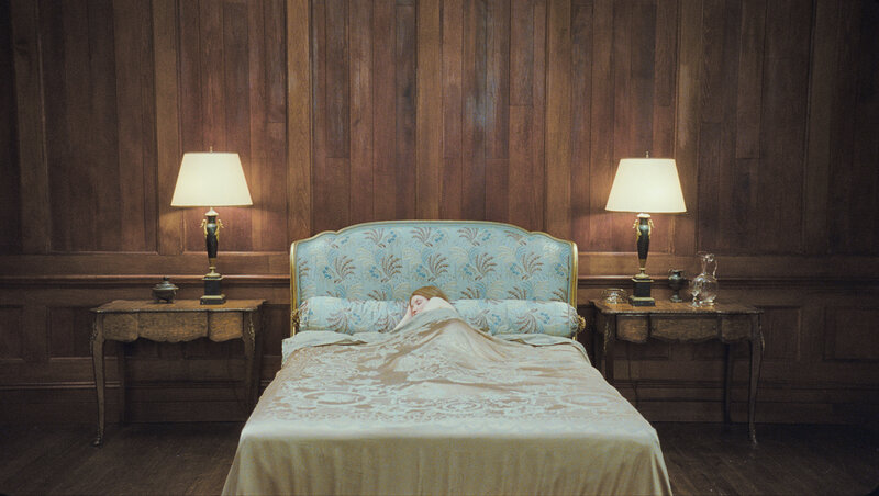 Person Sleeping in Bed — Brown, Calm