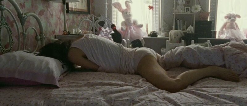 Person Sleeping in Bed — Pink