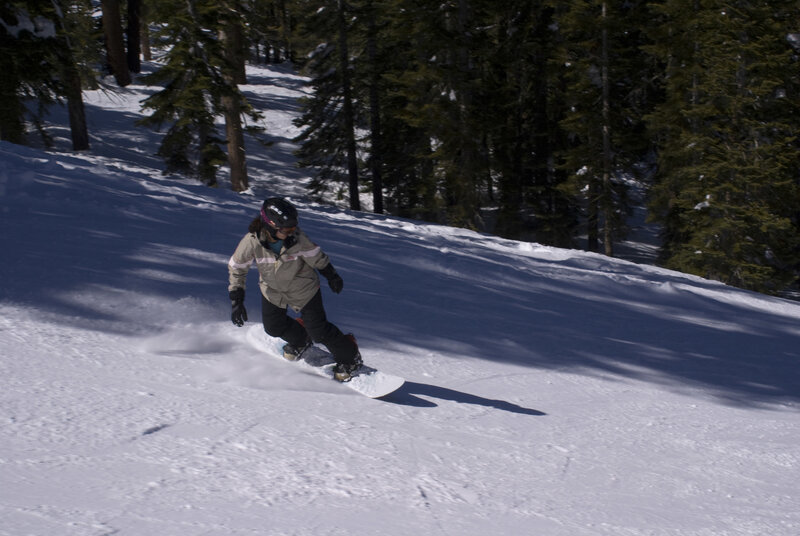 Person Snowboarding