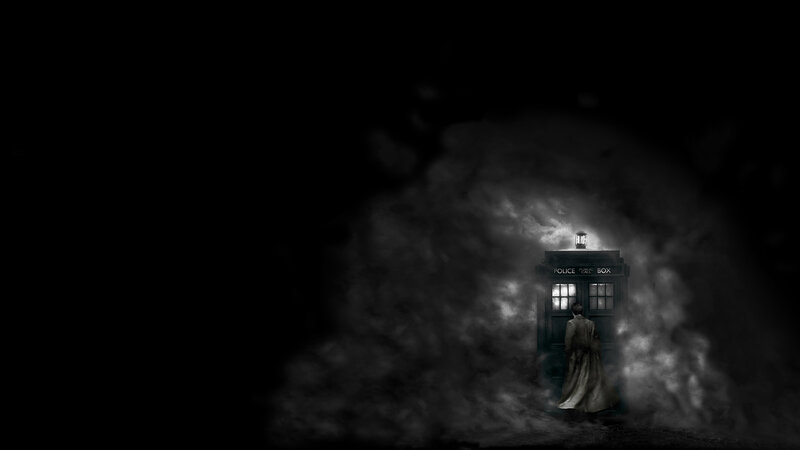 Person Standing by TARDIS
