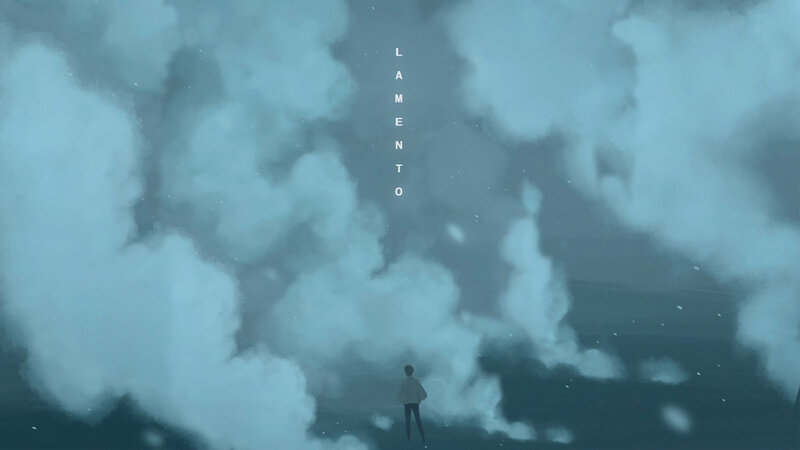 Person Standing in Mist