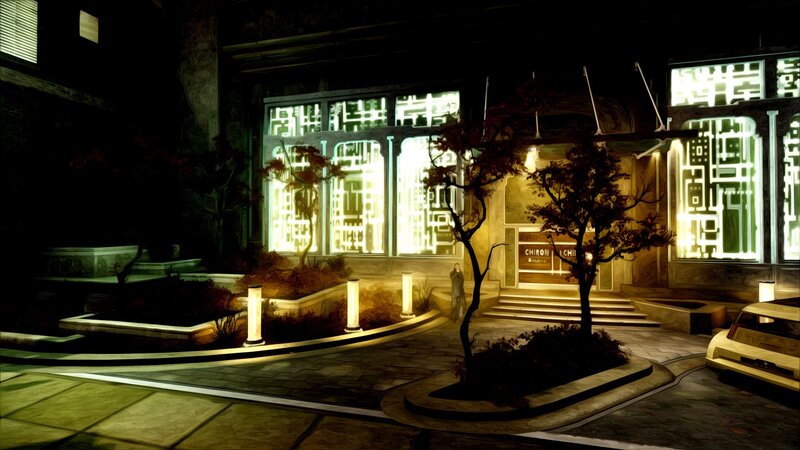 Person Standing Outside Building