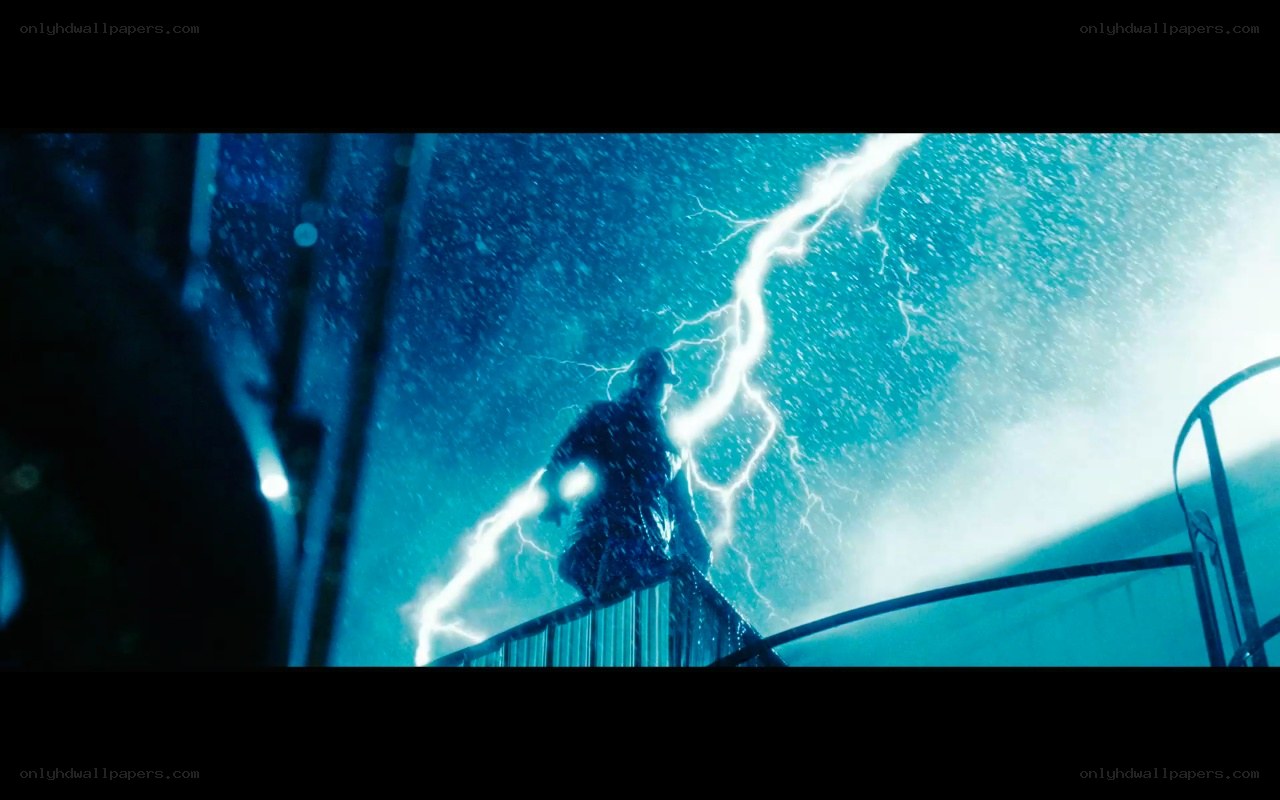 person struck by lightning