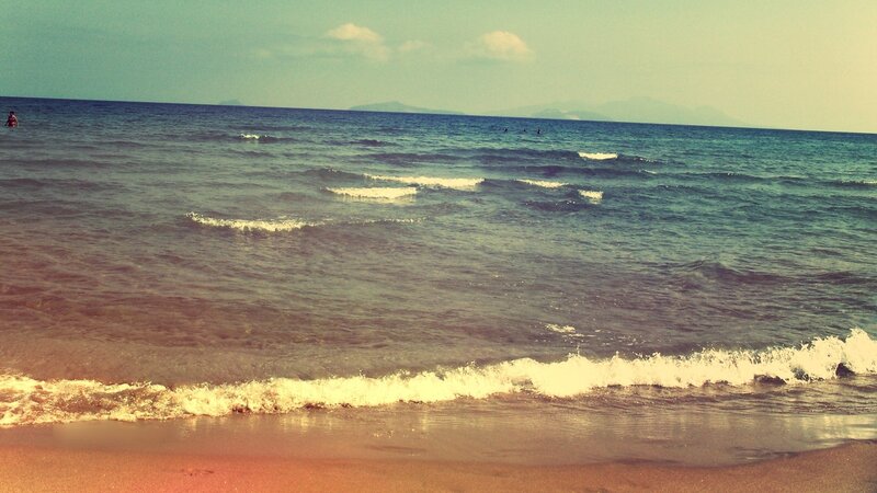 Person Swimming in Ocean — Blue, Calm