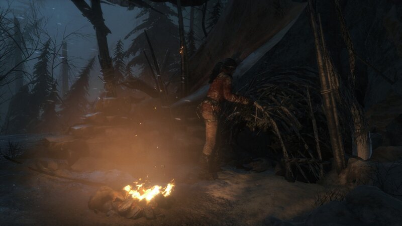 Person Tending Fire