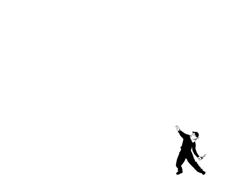 person throwing bottle