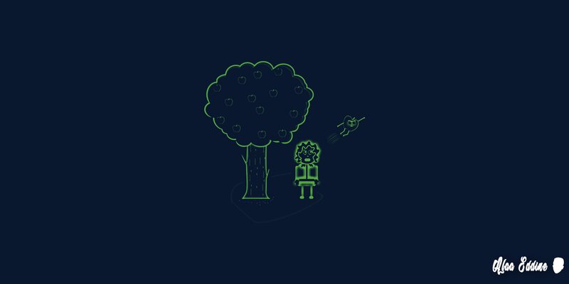 Person under Apple Tree
