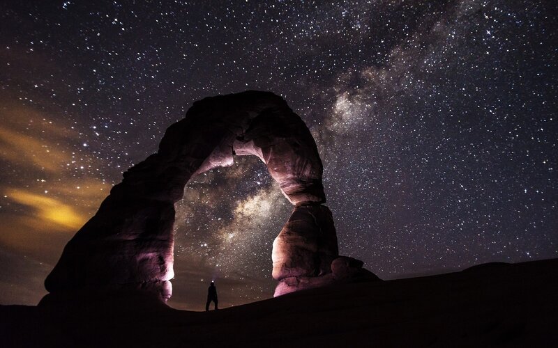Person under Arch