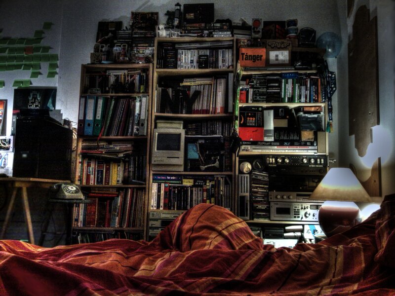 Person under Blanket — Red