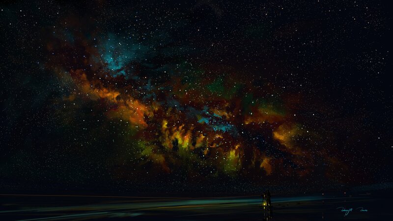 Person under Nebula