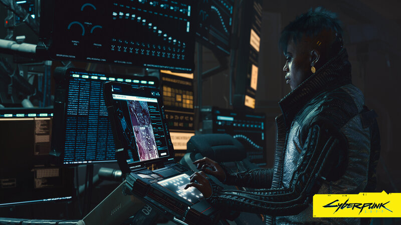Person Using Computer Terminal