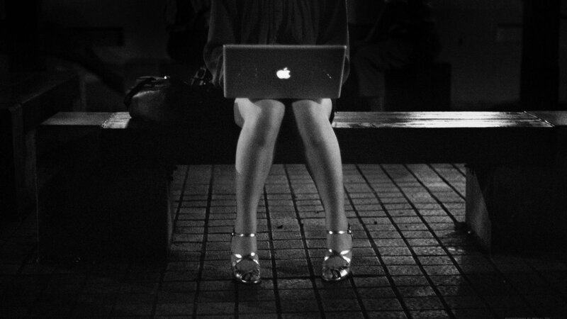 Person Using Laptop