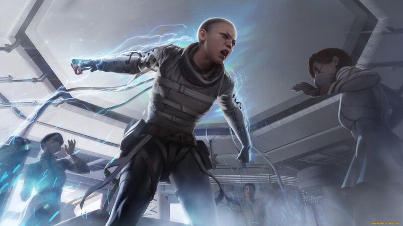 Person Using Lightning Powers