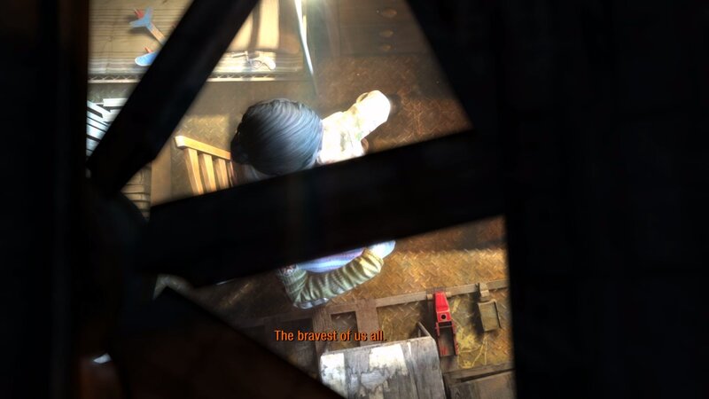 Person Viewed Through Window