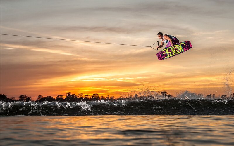 Person Wakeboarding