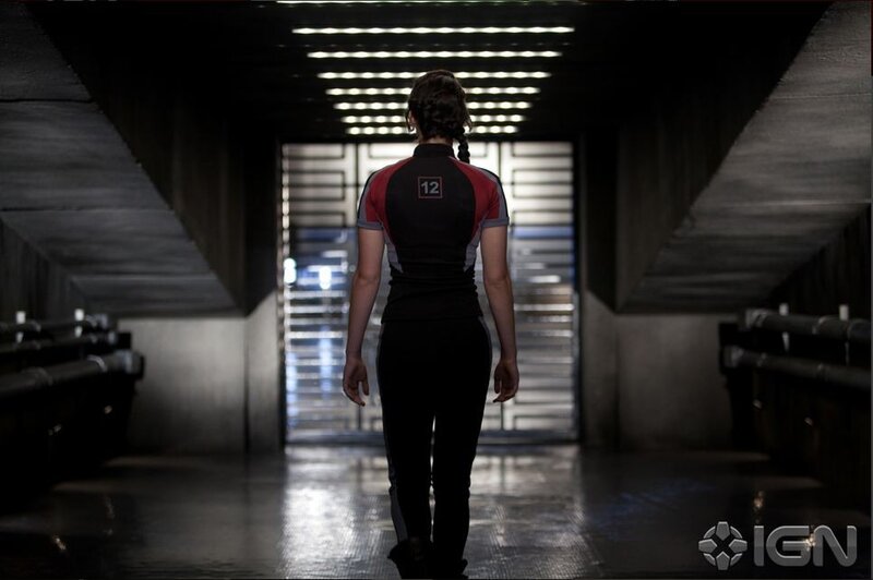 person walking in corridor