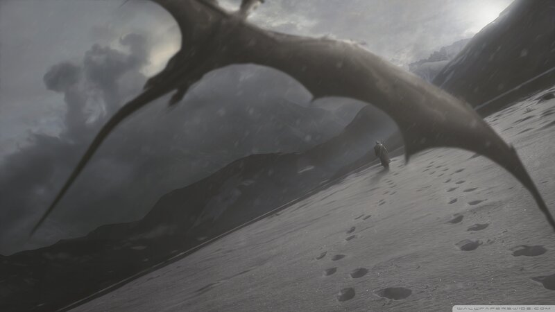 Person Walking in Snow — Gray, Dramatic