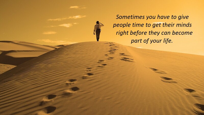 Person Walking on Dune — Yellow