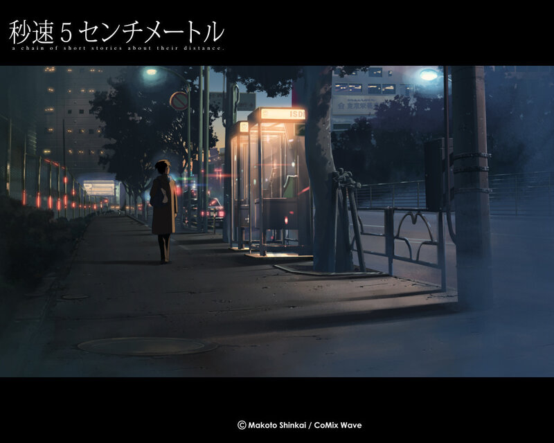 Person Walking on Sidewalk — Blue, Melancholic