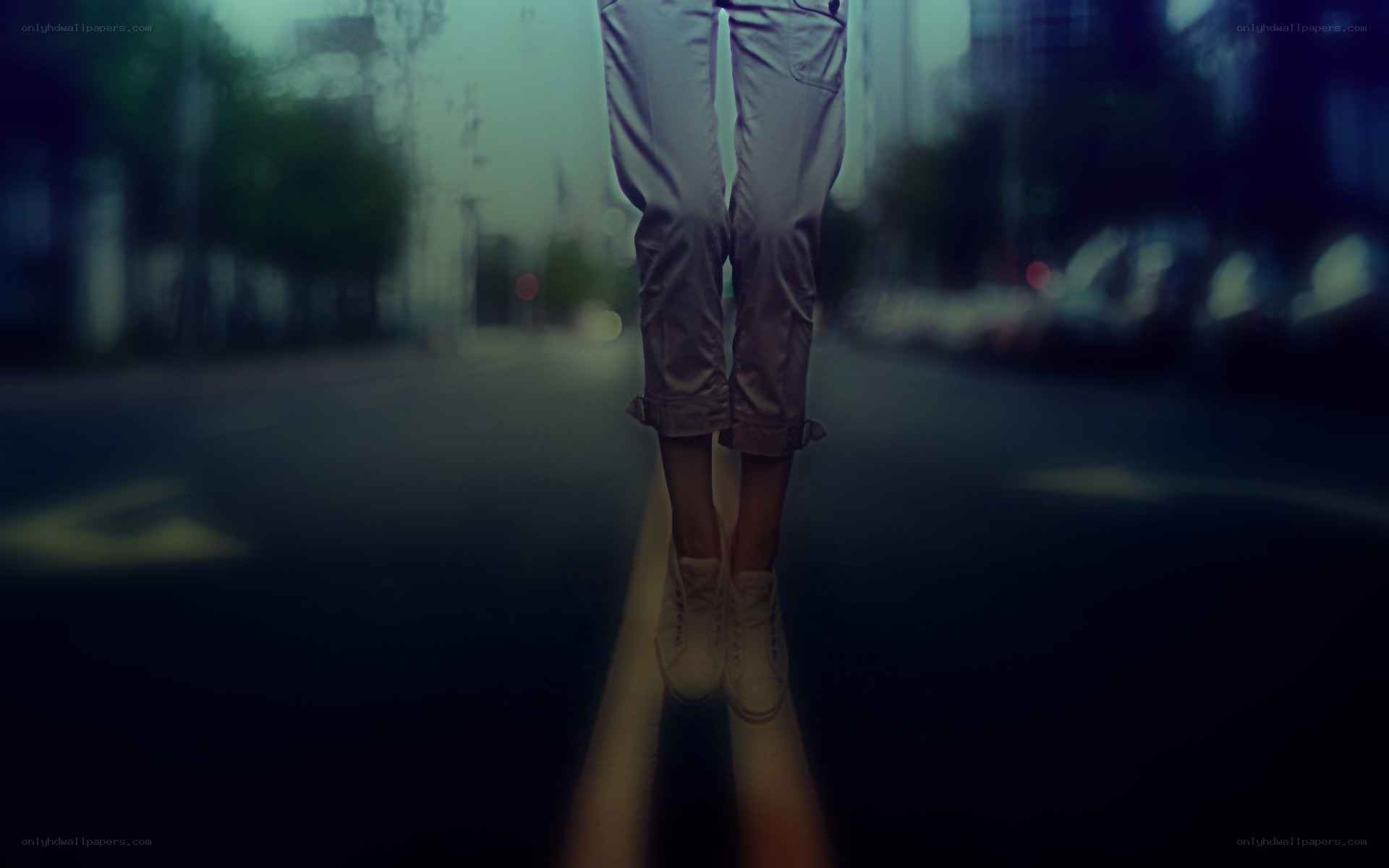 person walking on street