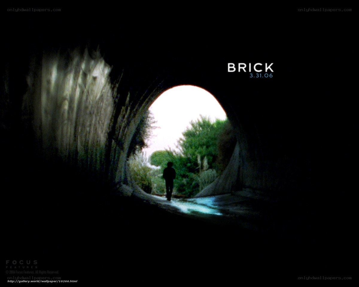 Person walking through tunnel