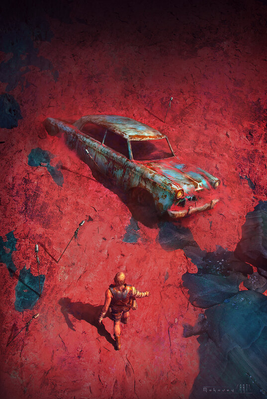 Person Walking Toward Car