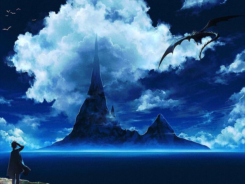 Person Watching Dragon