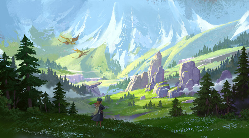 Person Watching Dragons