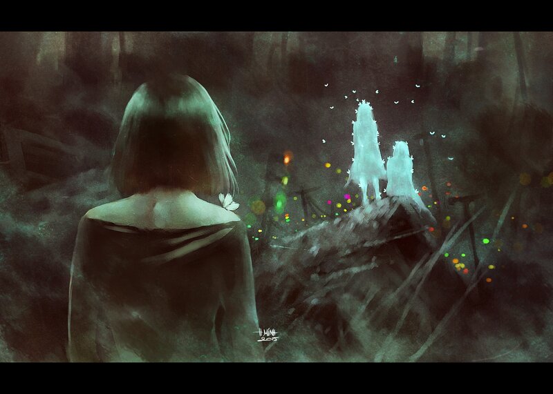 Person Watching Figures